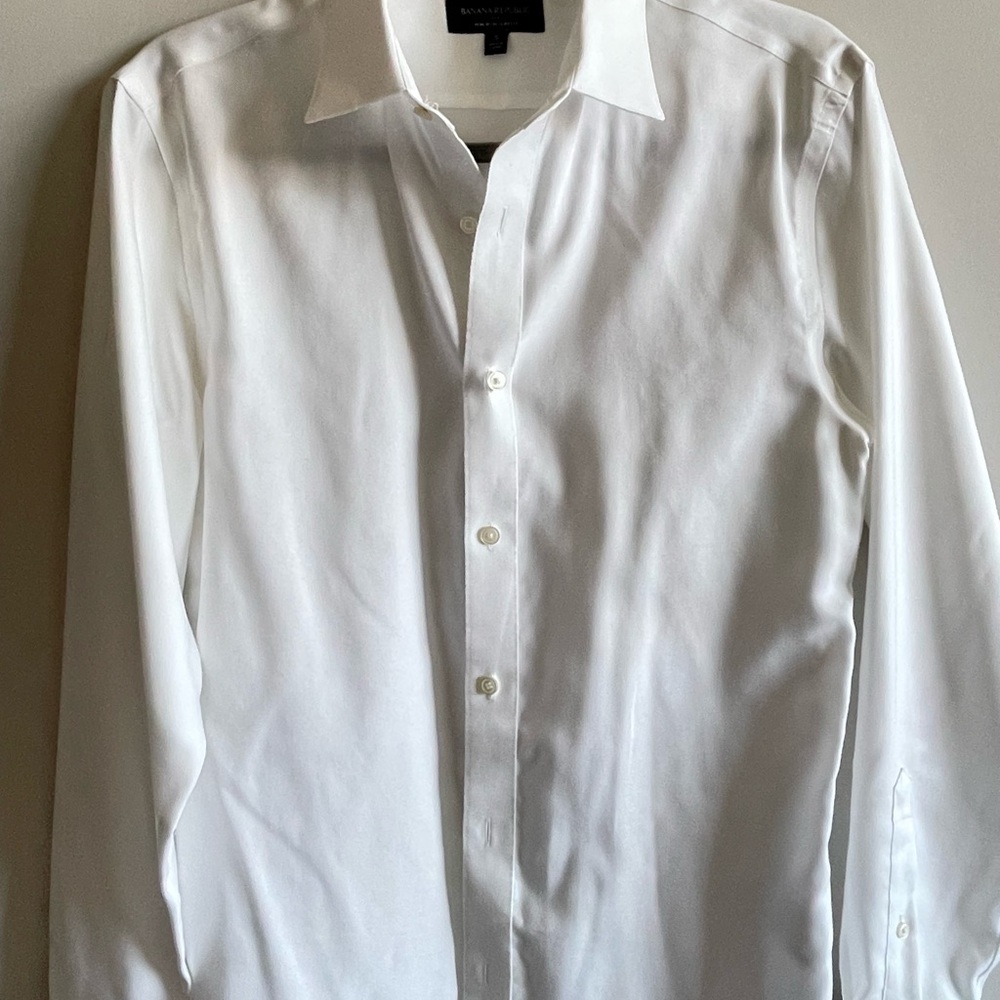 White Men's Shirt by Banana Republic